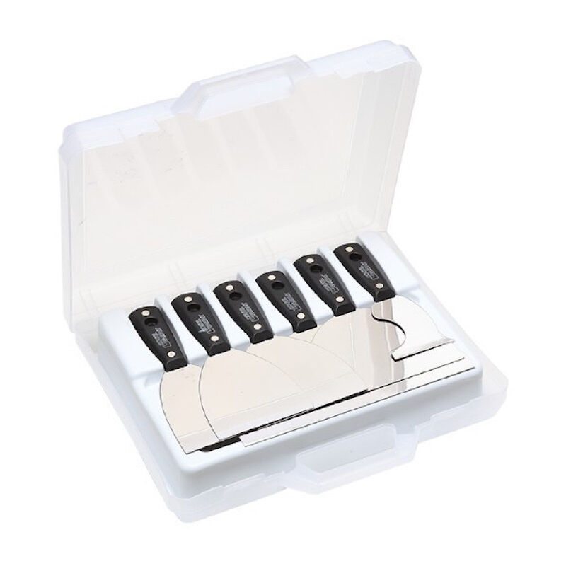 Valise 6 couteaux L’outil Parfait plaquiste à enduire bords à 90°