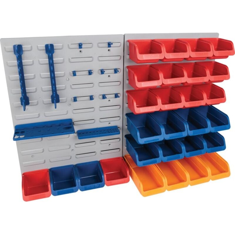 Louvre Panel & Bin Kit 44 Piece - Matlock