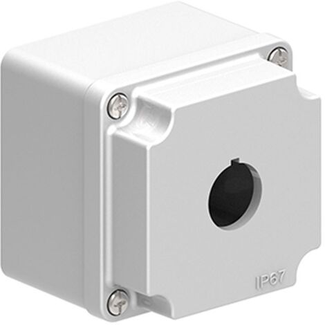 Lovato IP67 Gehäuse aus Metall für 1 Taste grau LPZM1A8