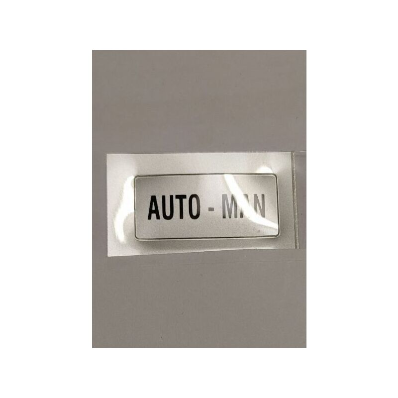 Image of Lovato 8LM2TAI233 etichetta con testo per portaetichetta LPXAU100. per selettori. auto-man