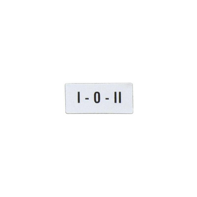 Image of Lovato 8LM2TAU205 etichetta con testo per portaetichetta LPXAU100. per selettori. 1-0-2