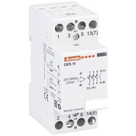 Lovato Modulschütz 25A AC1 4NA 230VAC 2 Module CN2510220