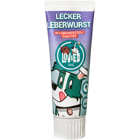 Lov&Ed Lecker Leberwurst für Hunde, 75g - Lebensmittelqualität