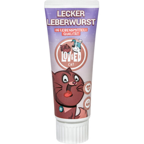 Lov&Ed Lecker Leberwurst für Katzen, 75g - Lebensmittelqualität