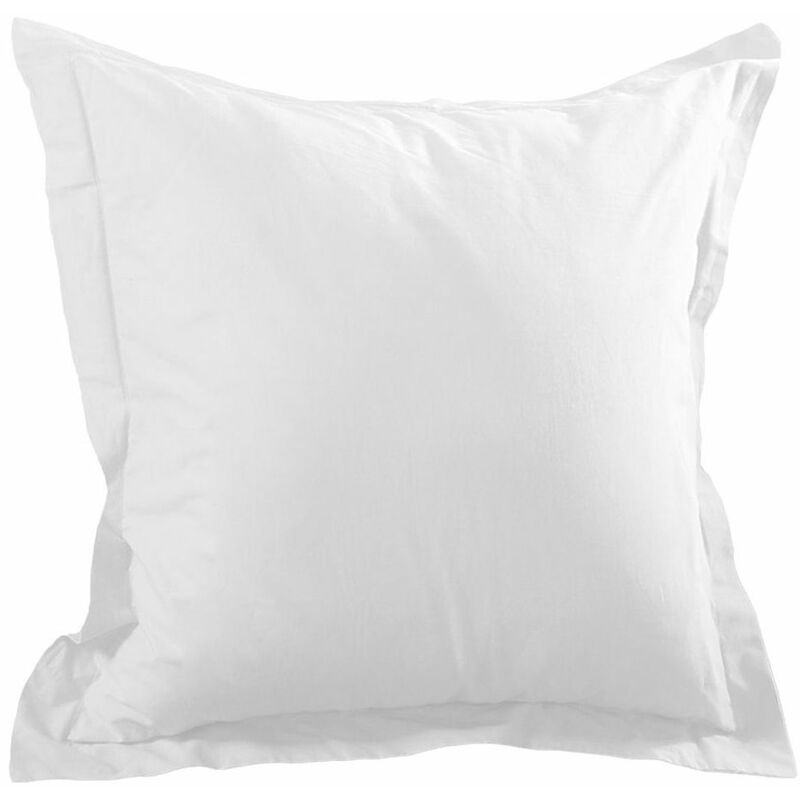 Une taie d'oreiller 65x65 cm - Blanc Une taie d'oreiller 65x65 cm - Blanc