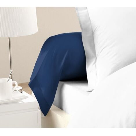 LOVELY HOME SET MIT 2 ROLLENBEHÄLTERN - 85 X 185 CM - 100 % BAUMWOLLE - BLAU