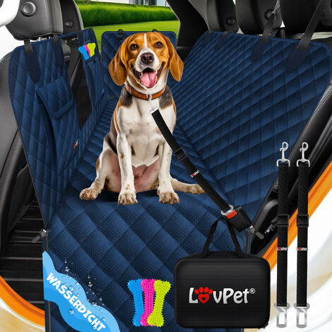 Hundedecke für Auto Rückbank - Wasserabweisende Autoschondecke für Hunde  mit Seitenschutz und Sichtfenster - Pflegeleichte Universal Autodecke für  den Rücksitz