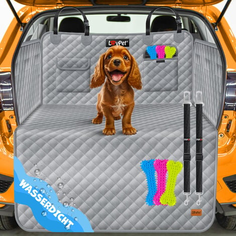 Universal XL Kofferraumschutz für Hund mit Ladekantenschutz, Napf