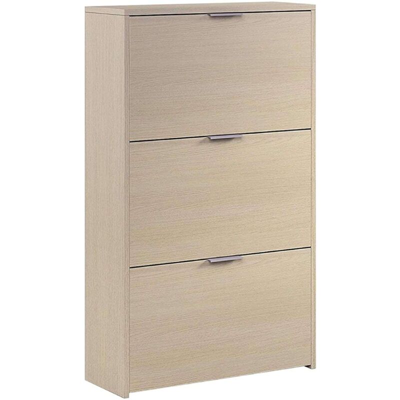 

Zapatero 3 trampones 113x60cm Roble Claro