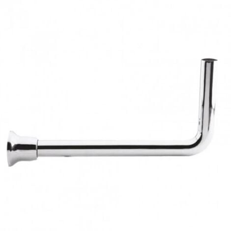 Low Level Flush Pipe Chrome for Traditional Style Low Level Toilet WC