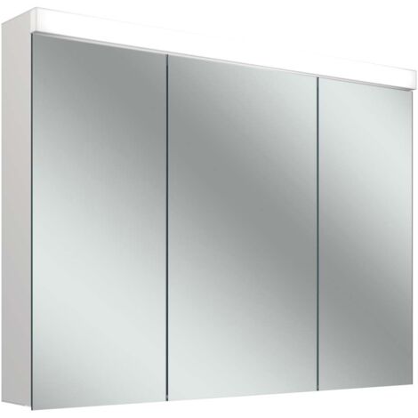 LOW plus 15 LED armoire de toilette, 3 portes 30/40/30cm,