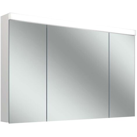 LOW plus 15 LED-Spiegelschrank, 3 Türen 30/60/30cm,