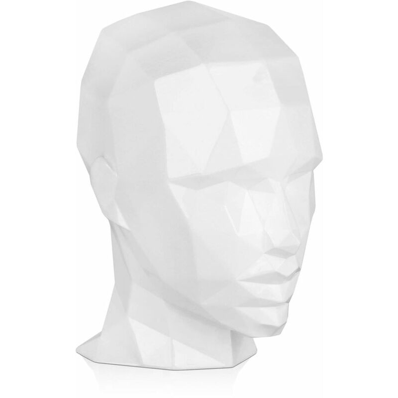 

Low poly woman's head cm 30x20x28cm PE3226PW - Artedalmondo