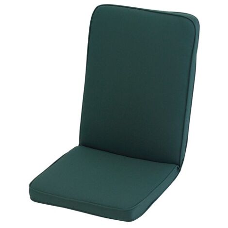 Low Recliner Outdoor Garden Furniture Cushion - L96 x W42 cm - Forest Green