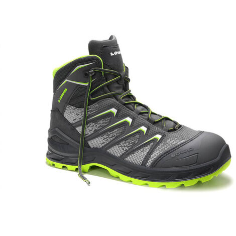 LOWA Sicherheitsschnürstiefel LARROX Work GTX grey Mid S3 CI 5464-41