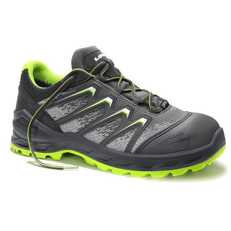 Lowa - Sicherheitsschuh Larrox Work Gtx Grey Lo Größe 43 Grau / Grün - 5424-43