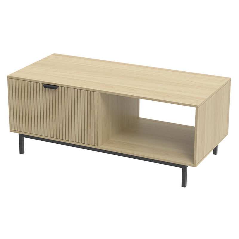Vicco - Table basse Lennox, Chêne, 110x45cm