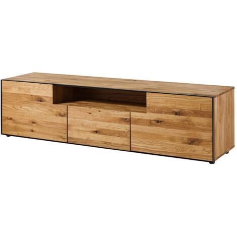 Lowboard Wildeiche 201x53x55 natur geölt STARNBERG 12