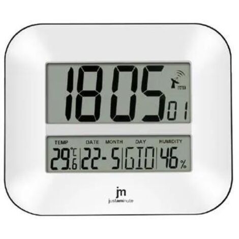 Lowell JD9902 Réveil numérique blanc élégant et fonctionnel