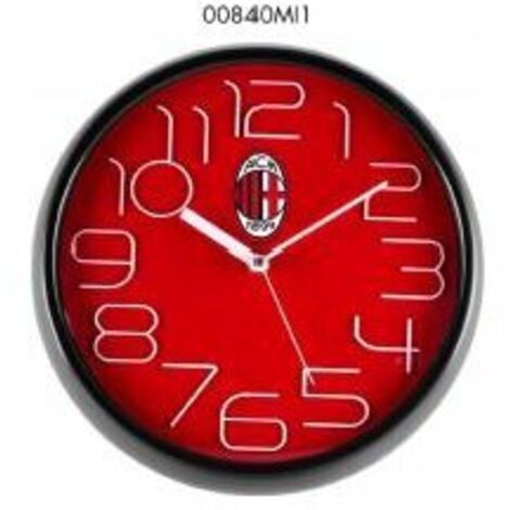 Lowell Orologio da Parete 30cm Cassa in Abs Serigrafato Milan Movimento Continuo