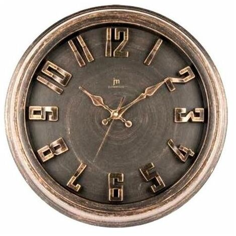 Lowell Orologio da Parete 40cm in Abs Old Rame
