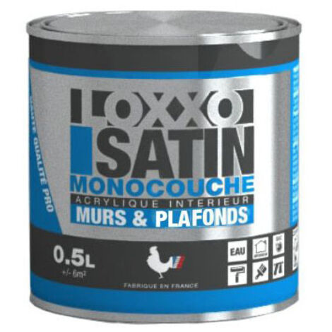 Loxxo Peinture Acrylique Murs & Plafonds - Monocouche - Satin Conditionnement: 0,5L - Couleur: MOON