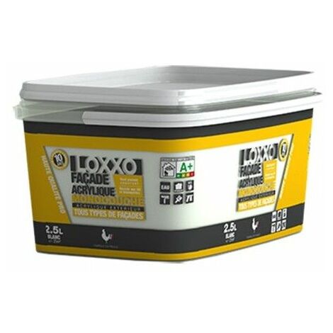 Loxxo Peinture Façade Acrylique - Monocouche - 2,5L