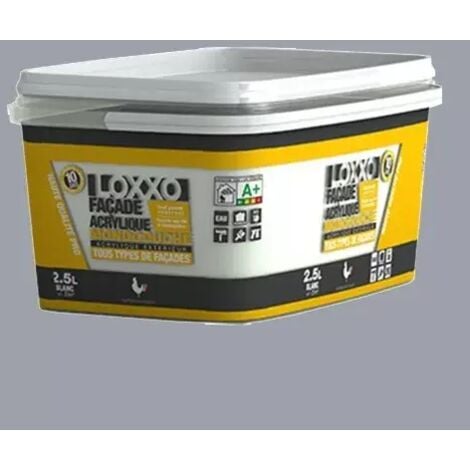 LOXXO Peinture Façade Acrylique 2,5L Ciment RAL 7040 2,5 L