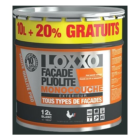 LOXXO Peinture Façade Pliolite 12L Anthracite - Anthracite