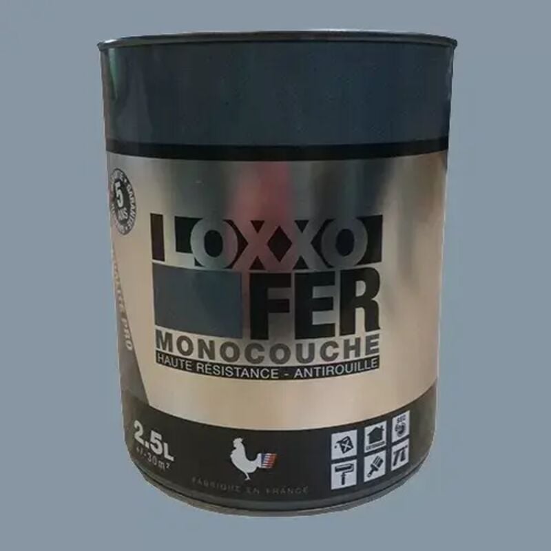 Peinture Fer Antirouille Loxxo Gris argent 2,5 l