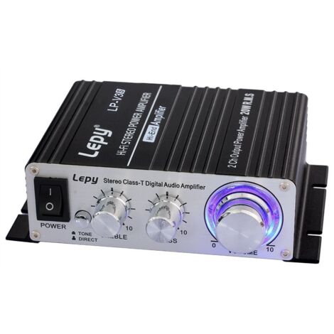 LP-V3S-Black Amplificatore numerico 25 Wx2 per PC/MP3/Portatile Nero