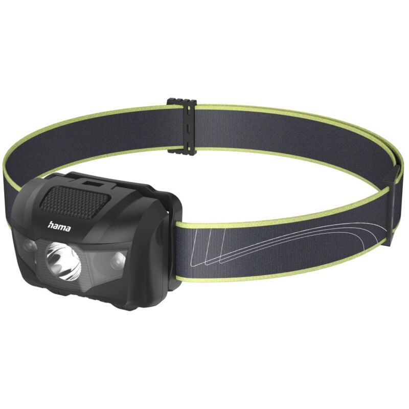 Hama - lpe frtale led ''HL200'', piles, lpe de tête pr jogging, sport, 4 mdes