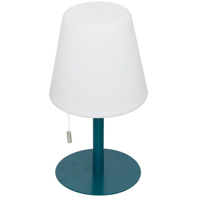 Lampe usb d extérieurled Zack bleu canard H30cm Atmosphera créateur d'intérieur