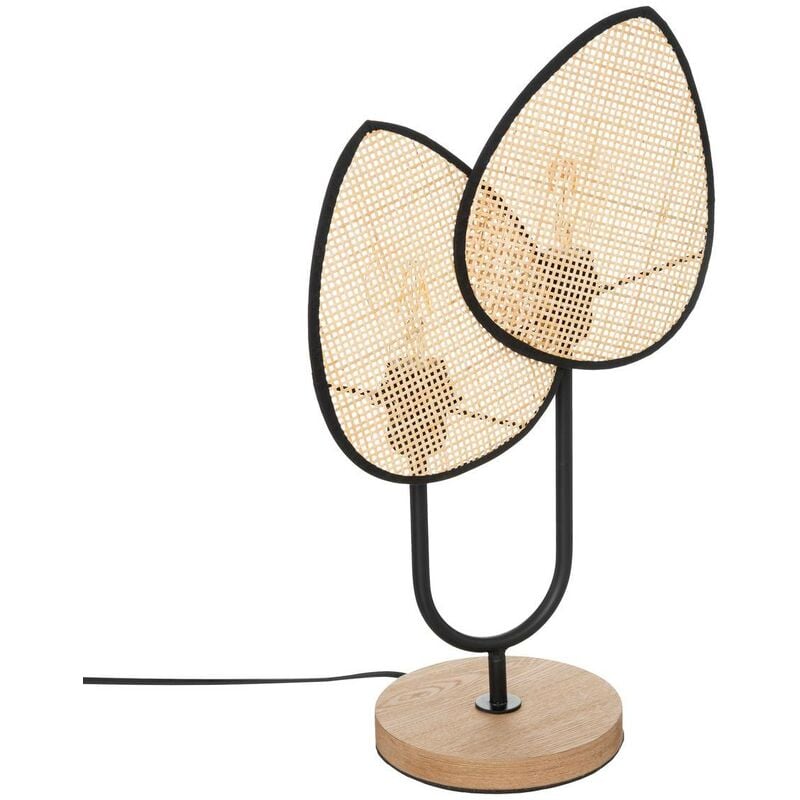 Image of Lampada olme in metallo h44cm Atmosphera créateur d'intérieur - Beige