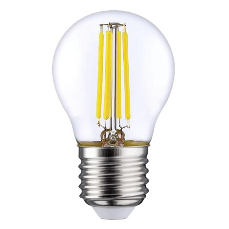 Lpe sphérique G45 Filament LED E27 4W 4000K 400lm Cl.Energ. E 15000H claire ARIC 20025