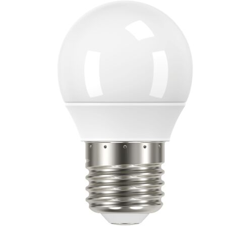 Lpe sphérique G45 LED SMD E27 5W 4000K 490lm Cl.énerg.F 15000H opale ARIC 20057