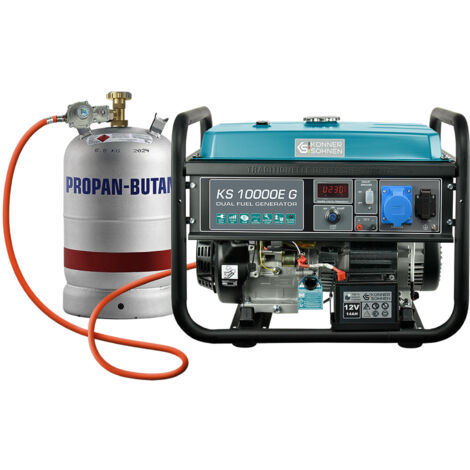 LPG/Petrol Generator KS 10000E G max power of 8000 W AVR Electric/Manual Könner & Söhnen