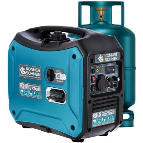 KÖNNER & SÖHNEN LPG/Petrol inverter portable generator KS 2000iG S Max 2000 W