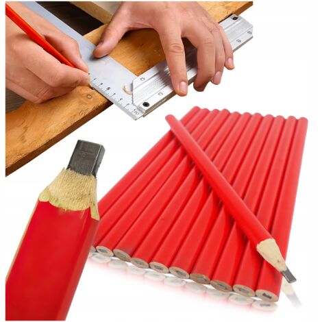 L脕PIZ DE CONSTRUCCI脫N CARPINTER脥A CARPINTER脥A ALBA脩ILER脥A T脡CNICO 18cm SET DE 12 uds
