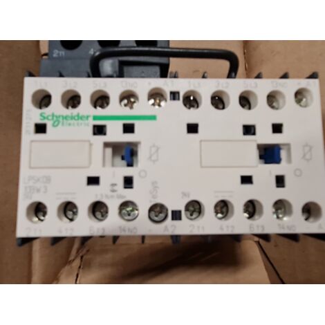 LPSK0910DBW3 AC3+NO 24V DC - 4kW CONTACTEUR INVERSEUR SCHNEIDER = LC2K0910DB