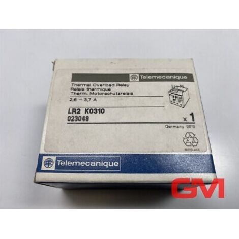 LR2 K0310 :  2,6 -  3,7A  RELAIS THERMIQUE    SCHNEIDER, , LR2K