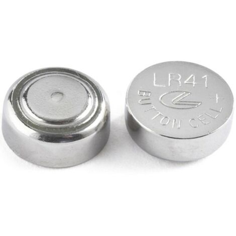 Piles bouton alcalines LR41 1,5 V - Lot de 10 - PEARL