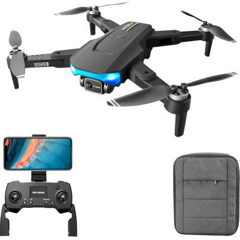 LS-38 GPS RC Drone avec Caméra Drone RC Adulte avec Caméra 6K EIS Anti-Shake Gimbal Moteur Brushless 5G Wifi Antenne Vidéo FPV Quadcopter Smart Follow Mode Sac à Dos