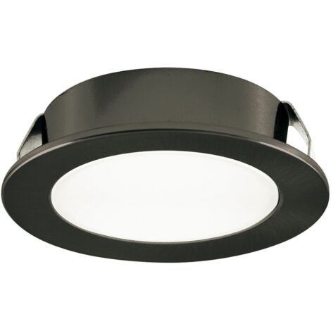 L&S Aufbauleuchte Nube 58 DualColor 3er Set schwarz - LED Deckenleuchte DualColor, 3000K/4000K, 3x2,5W, dimmbar, flächiges Licht, inkl. Netzgerät