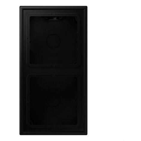 LS CUBE  Caja superfície 2 elementos negro mate JUNG LS582ASWM