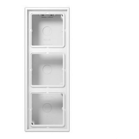 LS CUBE  Caja superfície 3 elementos blanco alpino JUNG LS583AWW