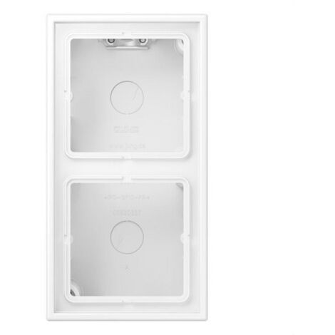 LS CUBE Oberflächenbox 2 Elemente mattweiß JUNG LS582AWWM