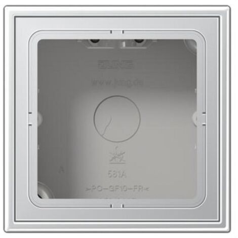 LS CUBE  Scatola da superficie 1 elemento in alluminio AL2581A-L