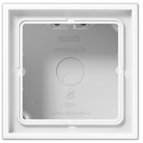 LS CUBE Surface box 1 élément blanc alpin JUNG LS581AWW
