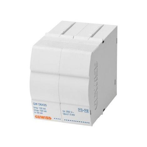 LST - CARTOUCHE NEUTRE 50KA T1+2 GEWISS GWD6434
